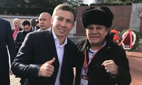 Головкин встретился с легендой бокса в Сочи
