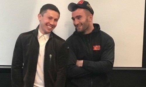 «Всегда со своим другом». Журналистам понравилось, как Головкин болел за Гассиева в бою с Дортикосом