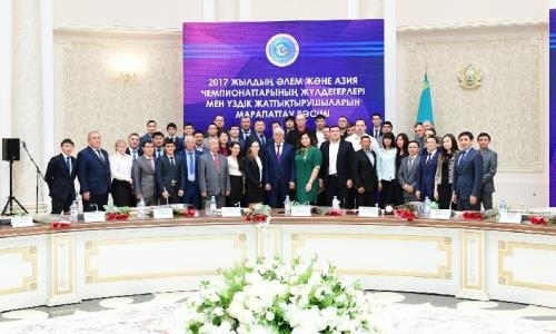 Лучших спортсменов наградили в Алматинской области