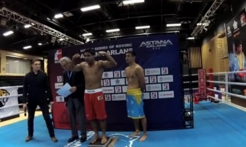 Видео взвешивания боксеров «Astana Arlans» — «Indian Tigers»