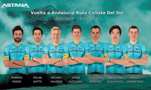 «Астана» назвала состав на «Вуэльту Андалусии»