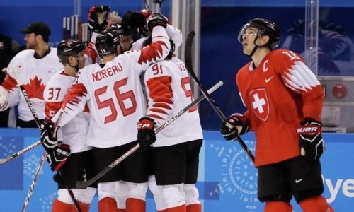 Сборная Канады, с экс-игроками «Барыса» в составе, победила швейцарцев на Олимпиаде в Пхенчхане