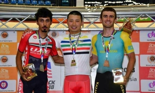 Захаров завоевал две бронзовые медали на чемпионате Азии на треке