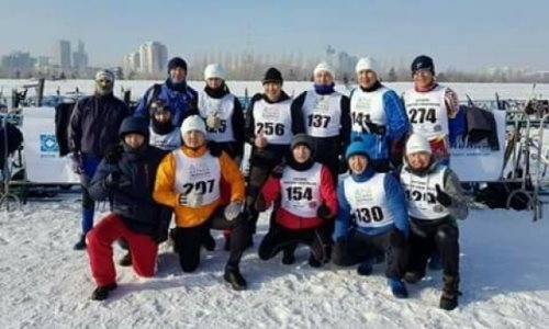 65-летний спортсмен из Кокшетау завоевал серебряную награду международных соревнований по триатлону