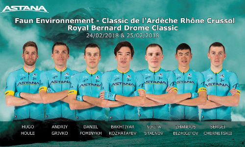 Стал известен состав «Астаны» на две «однодневки» Европейского Тура