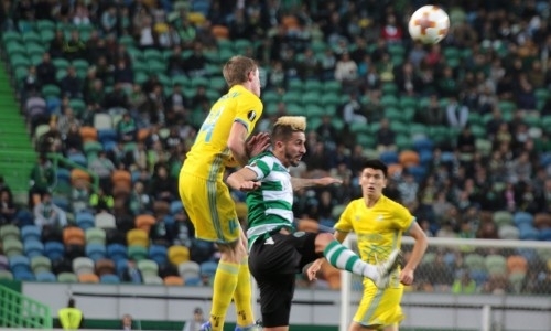 Статистика матча Лиги Европы «Спортинг» — «Астана» 3:3