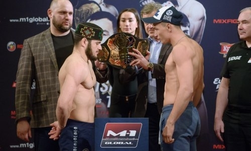 Этнический казах защитил пояс чемпиона M-1 Challenge
