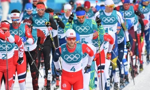 Лыжник Полторанин делит с финном лидерство в масс-старте Олимпиады-2018 после 25 километров