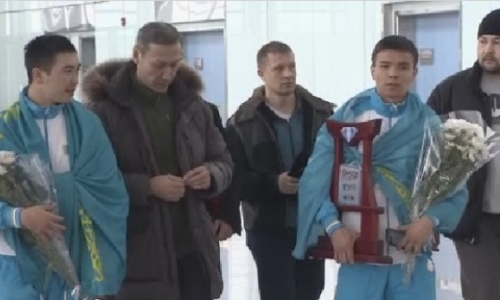 В Астане встретили победителей Diamond Cup-2018