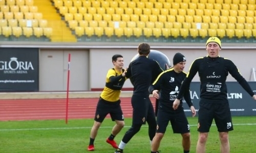 Видео восстановительной тренировки «Кайрата» после встречи с «Динамо»