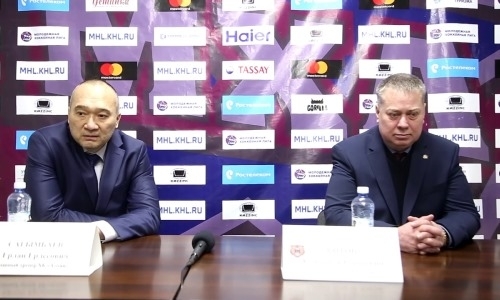 Видео послематчевой пресс-конференции игр МХЛ «Алтай» — «Кузнецкие Медведи» 2:3 ОТ, 3:5