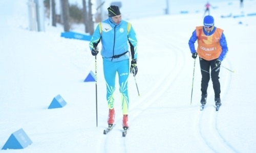 Казахстанские лыжники провели тренировку в Пхёнчане
