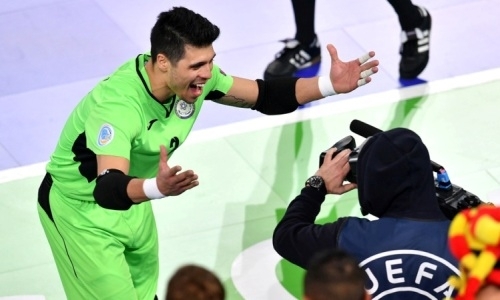 Фоторепортаж матча полуфинала ЕВРО-2018 Казахстан — Испания — 4:4, доп.вр. 5:5, пен. 1:3