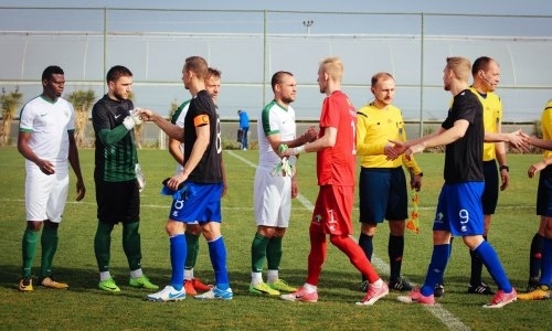 Фоторепортаж с товарищеского матча «Атырау» — «Кёге» 1:0