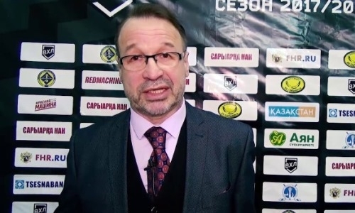 Видео послематчевой пресс-конференции Фахрутдинова игры ВХЛ «Сарыарка» — «Торпедо» 1:5