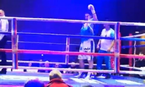 Как «Адай» нокаутировал кыргыза в дебютном бою на профи-ринге