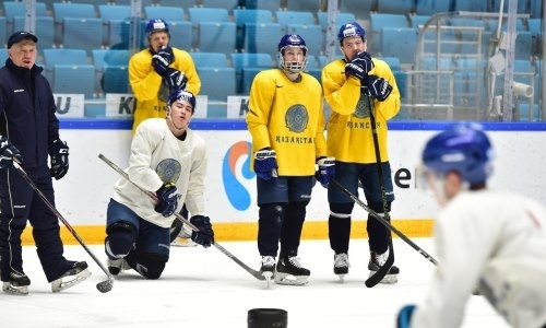 Фоторепортаж с тренировки сборной Казахстана