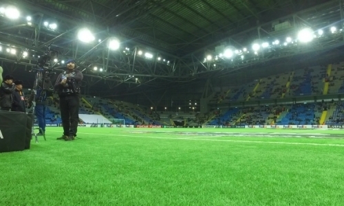 Видео со стадиона перед матчем «Астана» — «Спортинг»