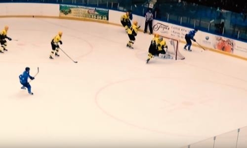 Видеообзор матча ВХЛ «Зауралье» — «Сарыарка» 1:2