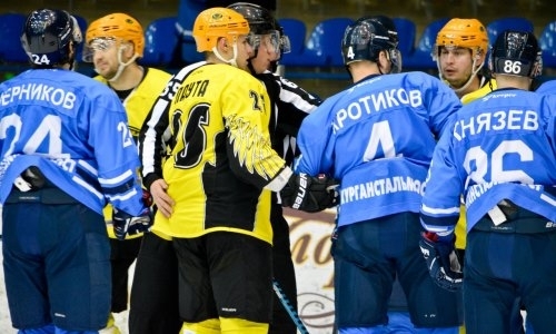 Фоторепортаж с матча ВХЛ «Зауралье» — «Сарыарка» 1:2
