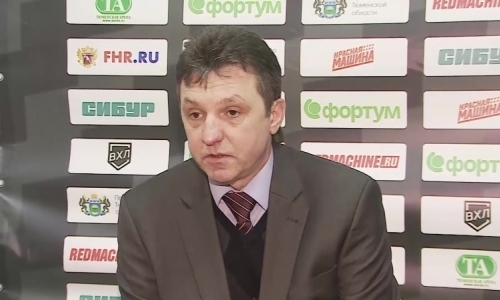 Видео послематчевой пресс-конференции игры ВХЛ «Рубин» — «Сарыарка» 3:2 ОТ