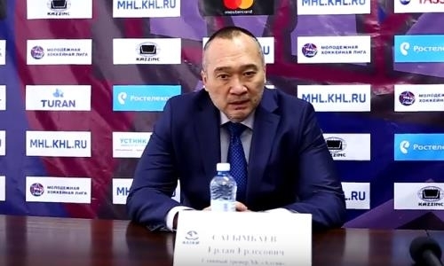 Видео послематчевой пресс-конференции игр МХЛ «Алтай» — «Сарматы» 3:4 ОТ, 4:7