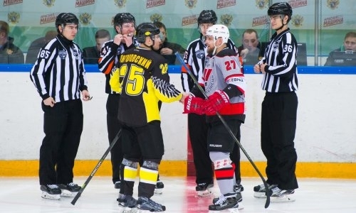 Фоторепортаж с матча плей-офф ВХЛ «Сарыарка» — «Металлург» 1:2