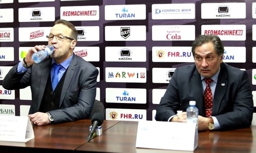 Видео послематчевой пресс-конференции игры плей-офф ВХЛ «Торпедо» — «Торос» 2:1