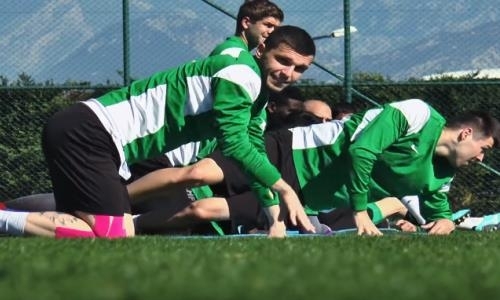 Видео предыгровой тренировки «Атырау» в Турции
