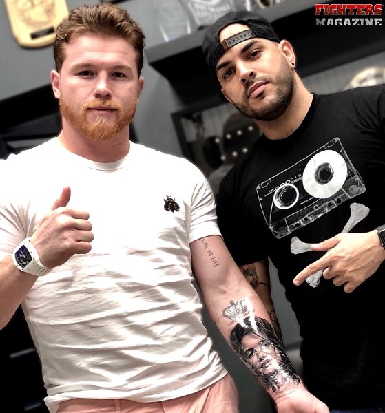 Альварес сделал новое тату перед реваншем с Головкиным