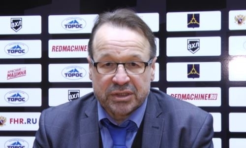 Видео послематчевой пресс-конференции игры плей-офф ВХЛ «Торос» — «Торпедо» 1:0