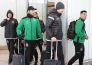 Фоторепортаж с прибытия «Спортинга» в Астану