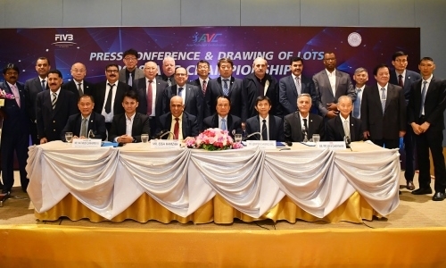 Проведена церемония жеребьевки турниров, проводимых под эгидой AVC, с участием сборных Казахстана