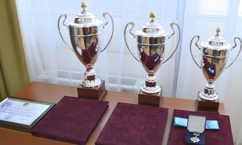 Показавшие хорошие спортивные результаты области наградили в Астане