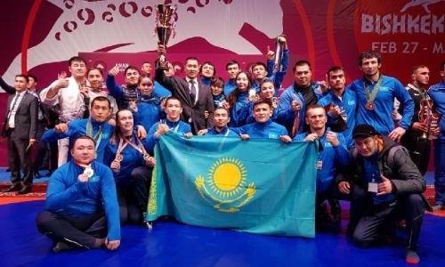 Сборная Казахстана заняла первое место на чемпионате Азии по грэпплингу в Бишкеке