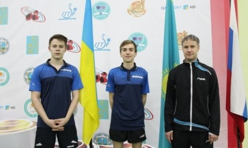 Определились первые победители международного турнира по настольному теннису в Шымкенте