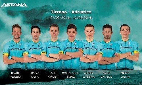 «Астана» стала 14-й на первом этапе «Тиррено-Адриатико»