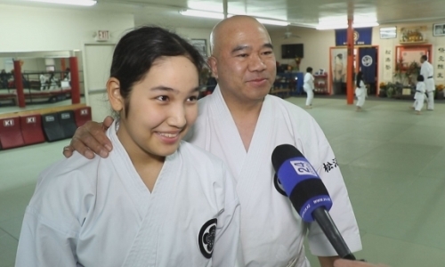 Юная каратистка из Казахстана стала чемпионкой в США