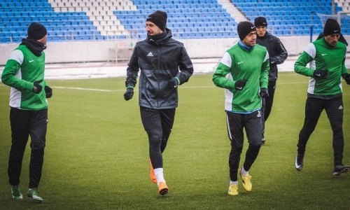 «Атырау» провел предыгровую тренировку в Павлодаре 