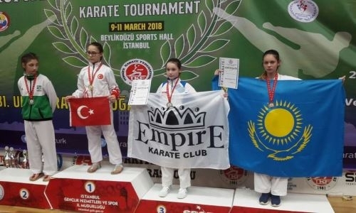 Каратисты из Актау привезли девять медалей с международного турнира в Турции
