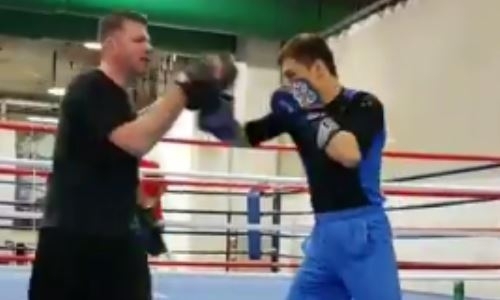 Джукембаев продолжает подготовку к бою 31 марта