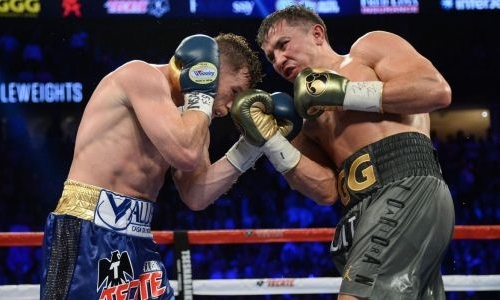 Названа вероятная дата третьего боя Головкин — Альварес