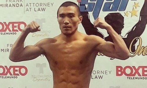 Муканов прошел взвешивание перед дебютным боем на профи-ринге в США