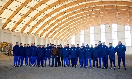Игроки и тренерский штаб Национальной сборной Казахстана посетили Дом Футбола