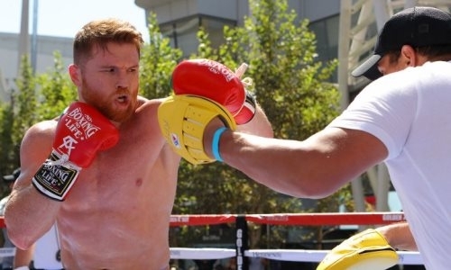 «На 100% сосредоточен». Как Альварес отрабатывает удар к рематчу с Головкиным