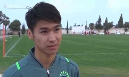 18-летний Сейдахмет забил первый гол за сборную Казахстана