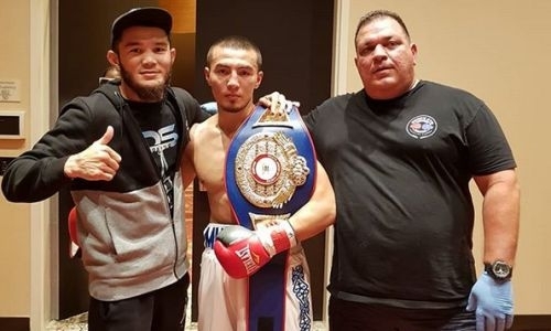 Казахcтанский боксер завоевал титулы чемпиона IBF и WBA NABA