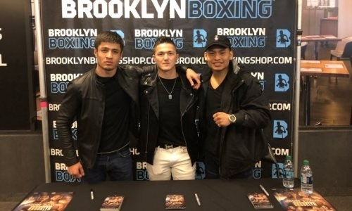 Коп-казах из Нью-Йорка Ниязов посетил матч НХЛ на арене своего грядущего боя