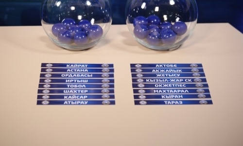 Состоялась жеребьевка 1/8 финала Кубка Казахстана