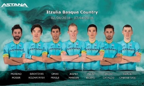 «Астана» назвала состав на «Тур Страны Басков»